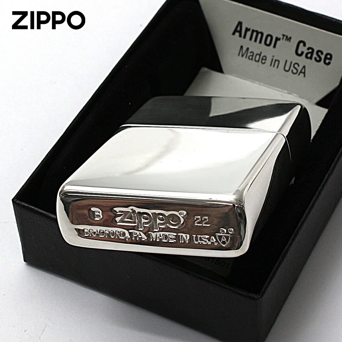 インポート・海外人気ブランド ZIPPO #162 ミクロン 100 無地 アーマー ジッポライター Zippo その他