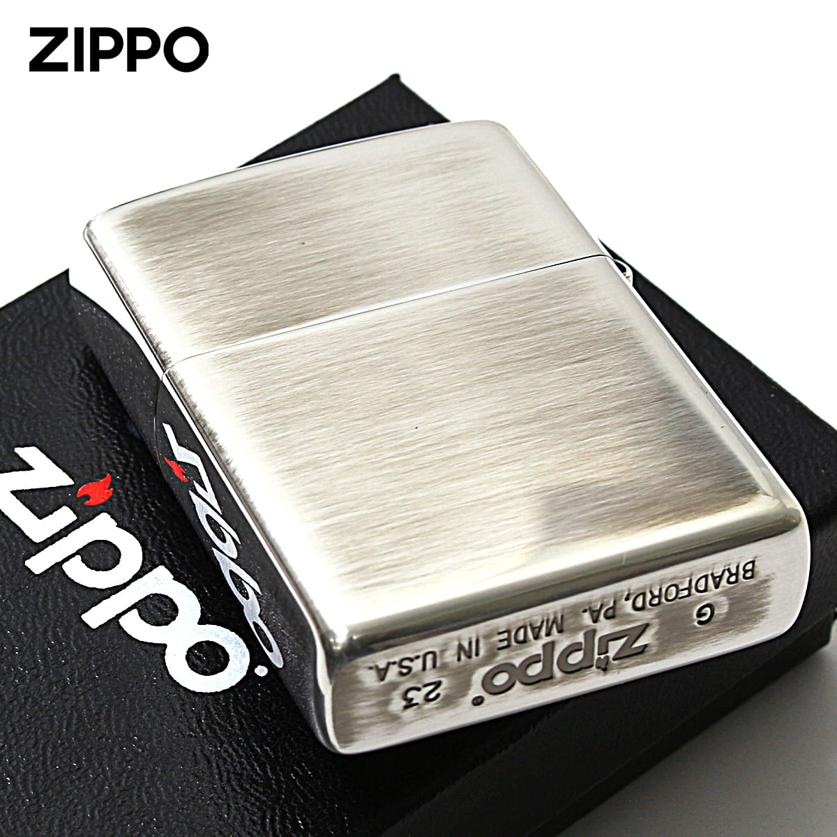 楽天市場】zippo ライター (ジッポーライター)#14スターリング