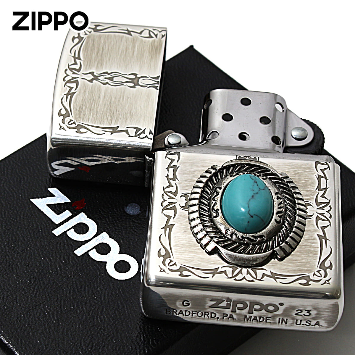 zippo ターコイズUSA Amazon.co.jp: ZIPPO(ジッポー) ライター US 49454ZL フラット