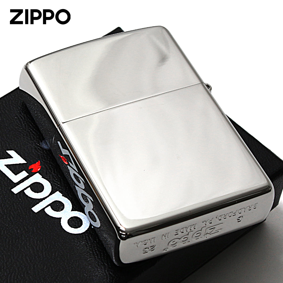 Zippo ジッポライター ネコ 猫 Cat's eye キャットアイ 鏡面 ポリッシュ 銀メッキ 80044 プレゼント 贈り物 女性 かわいい メール便可 | ZIPPO | 03