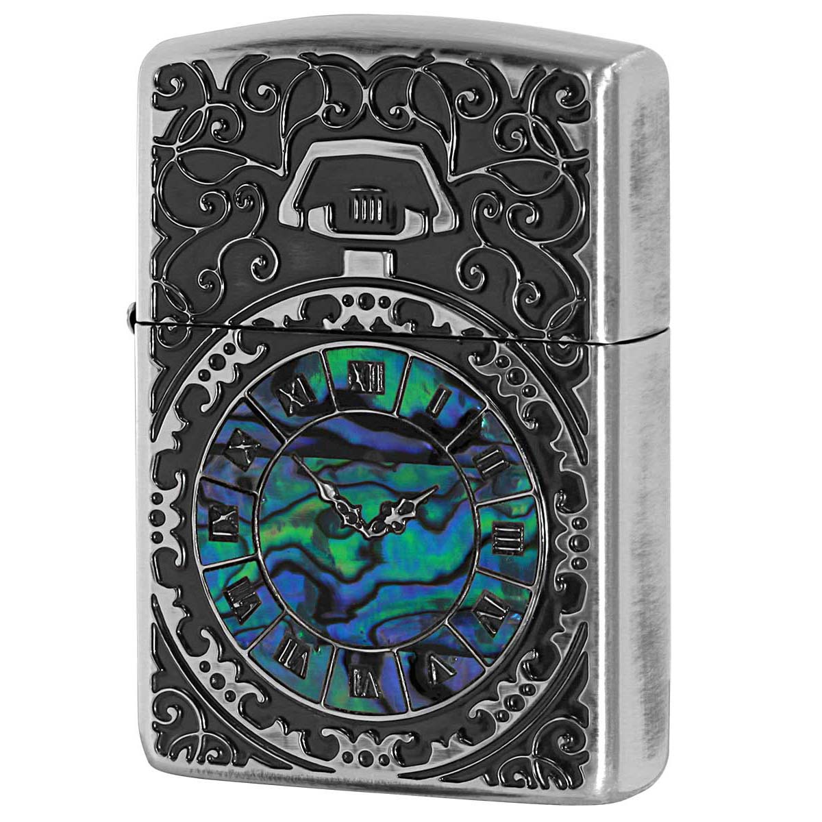 シェル Zippo ジッポライター アーマー シェルウォッチ 貝 インレイ 