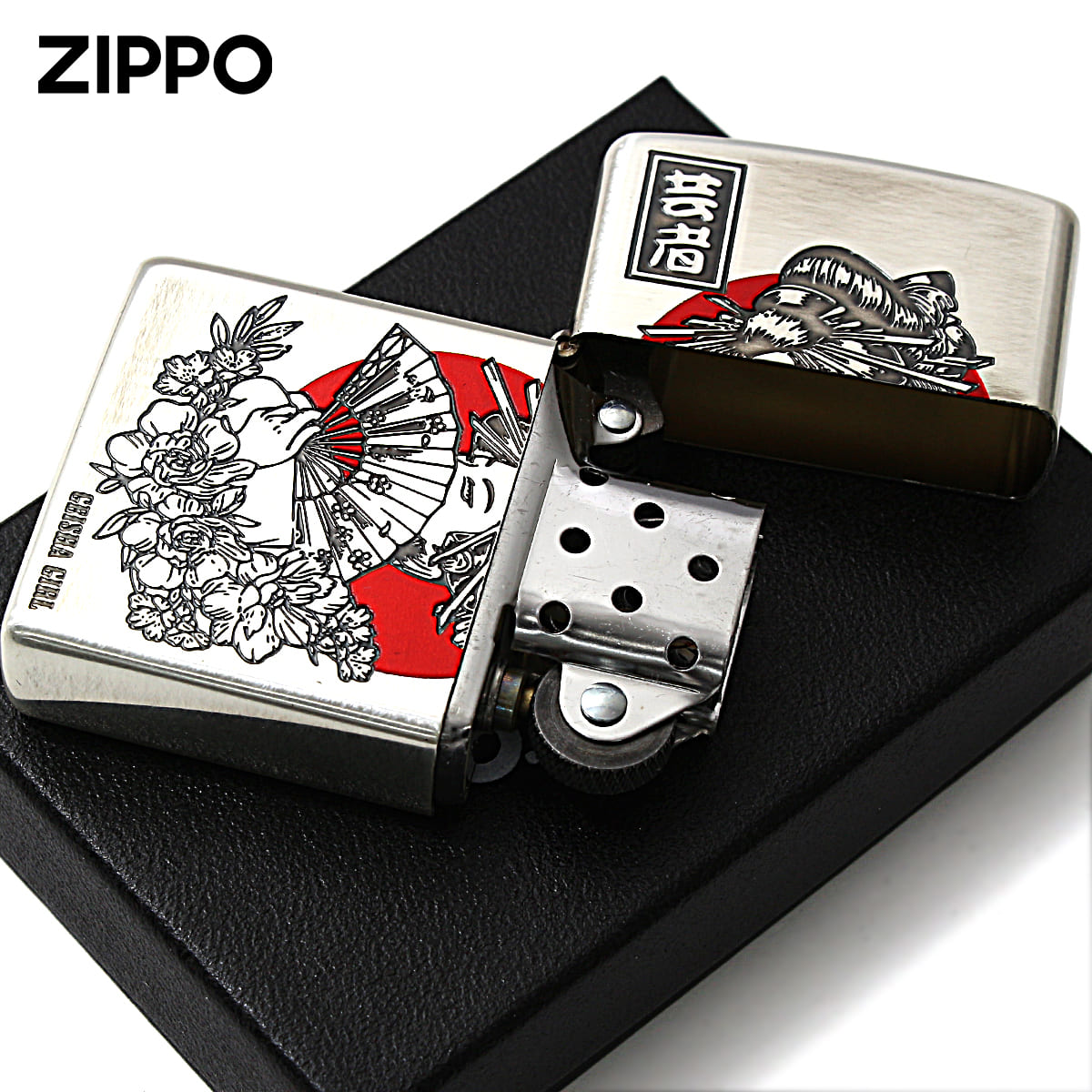 ZIPPO Zippo ジッポライター 和柄 芸者 JAPANESE STYLE 2020 銀