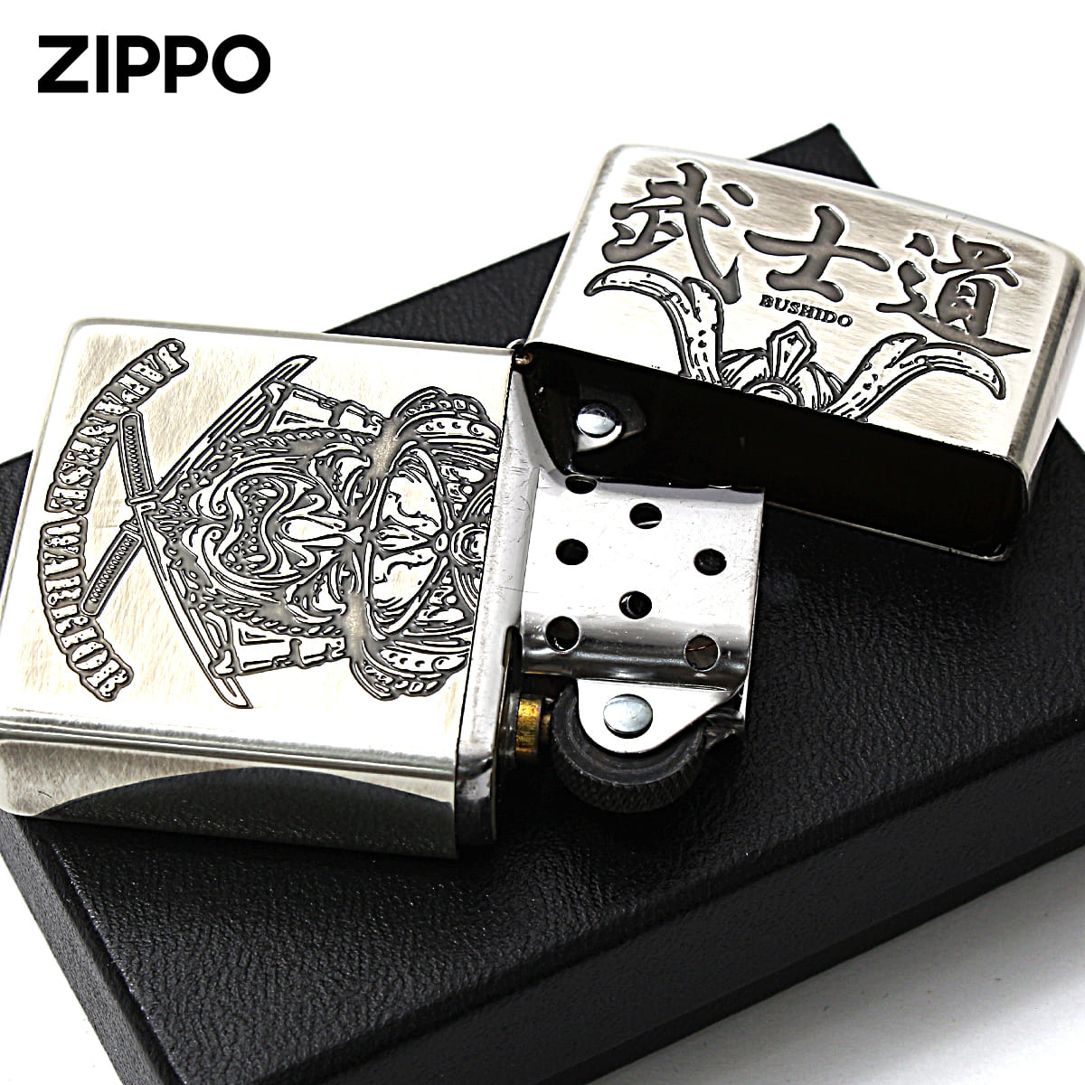 Zippo ジッポー 和柄 侍 JAPANESE STYLE 2020 銀メッキ 80057