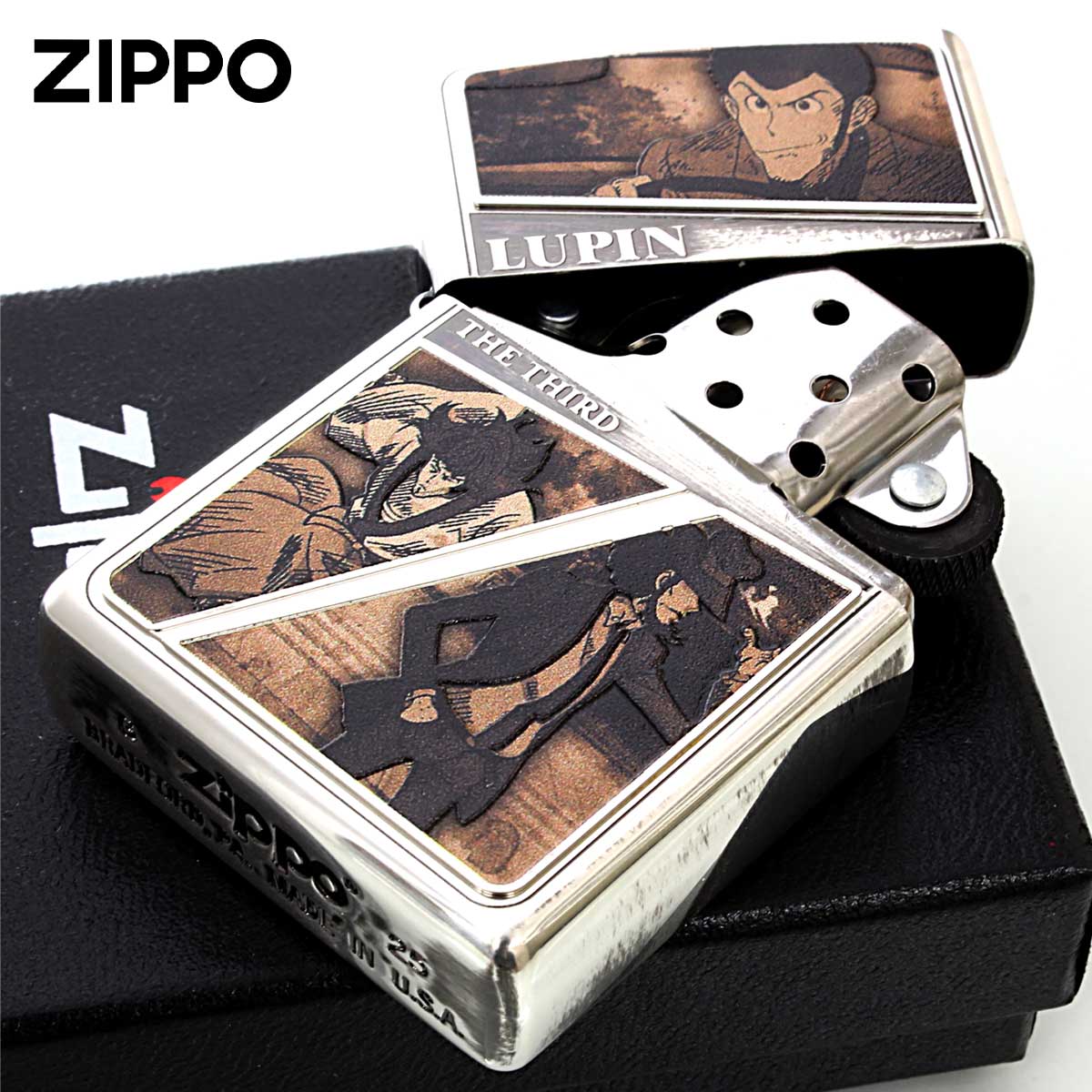 ZIPPO（ジッポー） ジッポライター ルパン三世 アニメ キャラ セピア