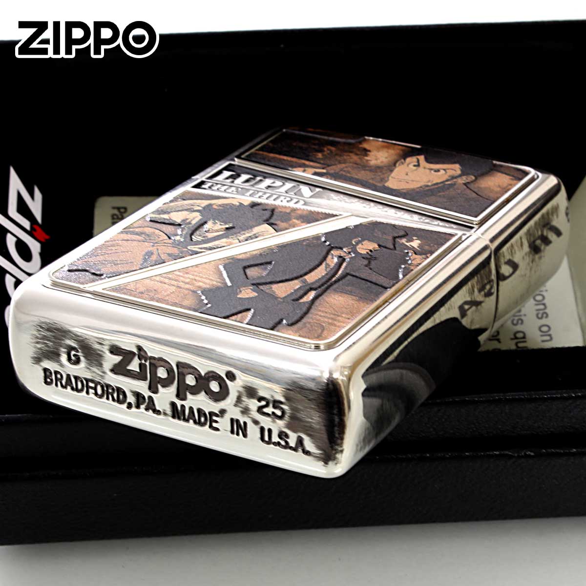ZIPPO（ジッポー） ジッポライター ルパン三世 アニメ キャラ セピア