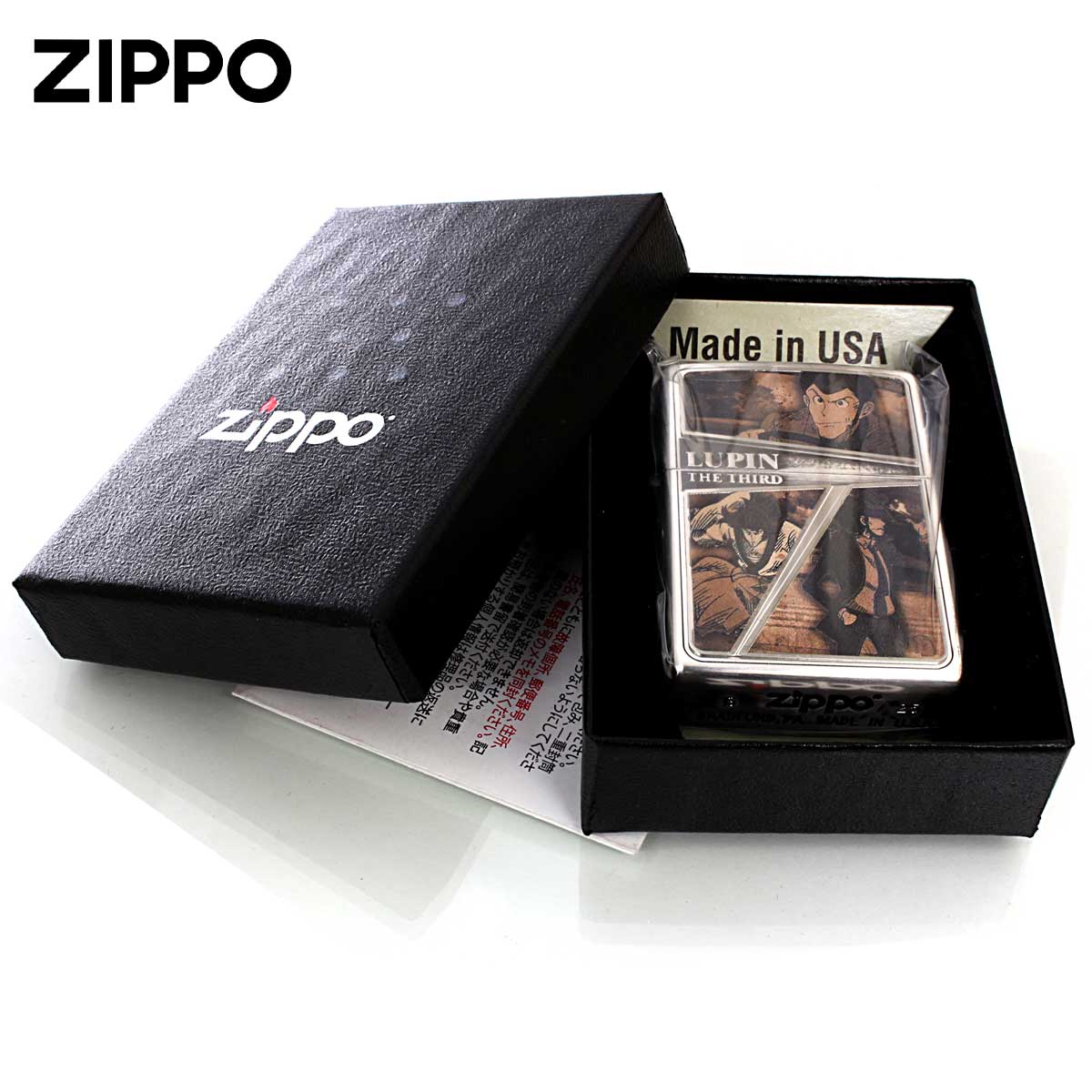 ZIPPO（ジッポー） ジッポライター ルパン三世 アニメ キャラ セピア