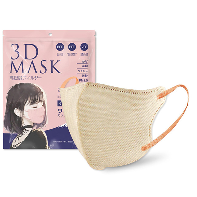 即納 3Dマスク 50枚 立体マスク 不織布 4層構造  カラーマスク チークマスク マスク 2タイプ おしゃれ 小顔 大人用 やわらか不織布 3dマスク 平ゴム PM2.5｜ziyishiye｜14