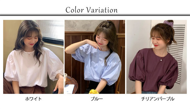 【超美品】アンタイトル パフスリーブ デザイン袖 Tブラウス とろみ 光沢 パフスリーブレースデザインブラウス通販｜レディース