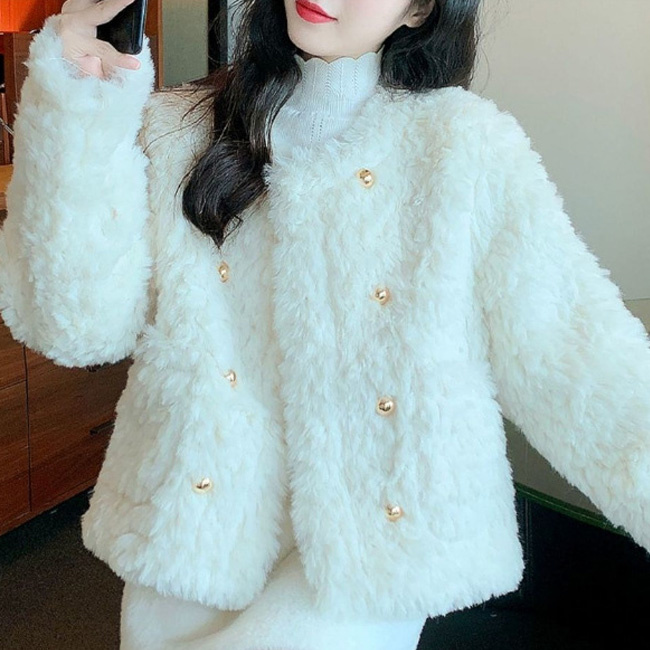 ファーコート レディース ふわとろ フェイクファー ブルゾン