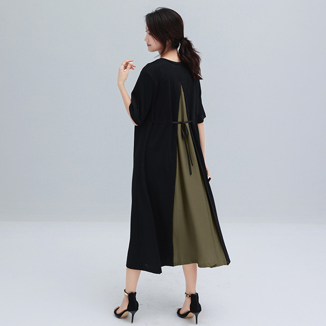 新品　FEMMENT ファモン　レイヤードチェックシャツワンピース　日本製 dazzlin（ダズリン）の「【POLO BCS コラボ】ヘムレイヤード
