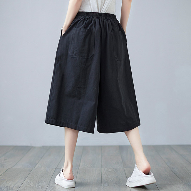 ☆Heve へイヴ サテン ガウチョパンツ ブラック 38 新品タグ付き☆