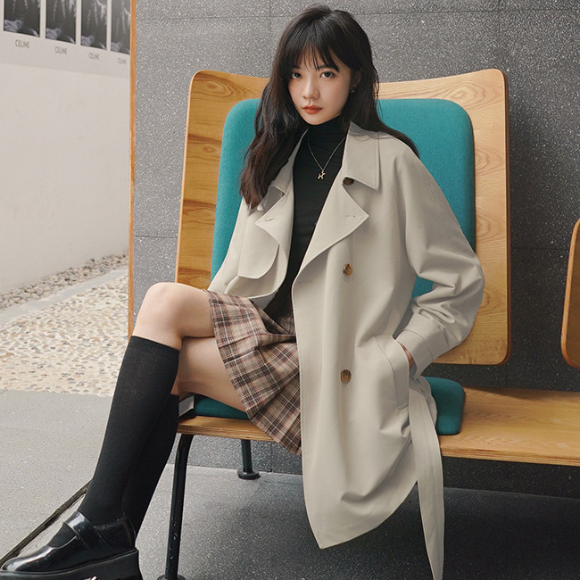 VOLUMINOUS SWING TRENCH COAT ボリュームスイングトレンチ