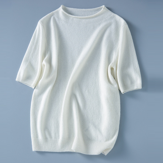 半袖ニット サマーニット ハイゲージニット Tシャツ カットソー