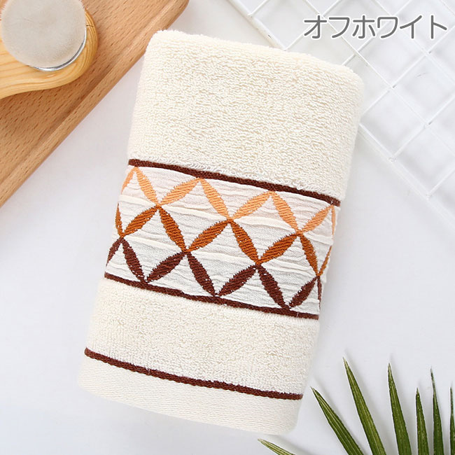クリーム色コットンタオルセット 3枚 グランコットン タオルセット ｜香典返しのカタログギフトは、お