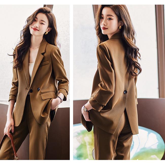 レディーススーツ セットアップ パンツスーツ ビジネススーツ