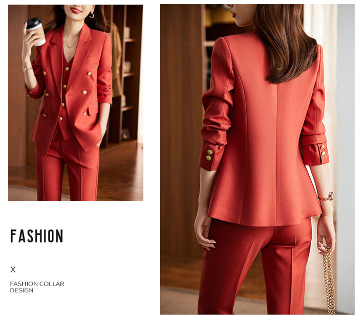 秋新作 レディーススーツ セットアップ パンツスーツ ビジネススーツ