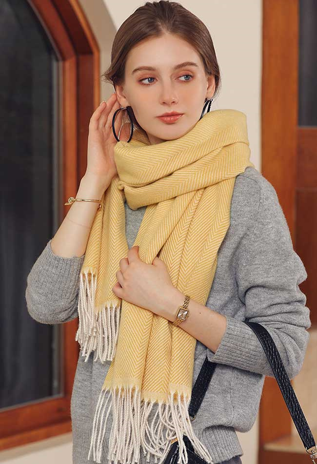 ストール マフラー 大判 カシミヤ リバーシブル おしゃれ 春冬