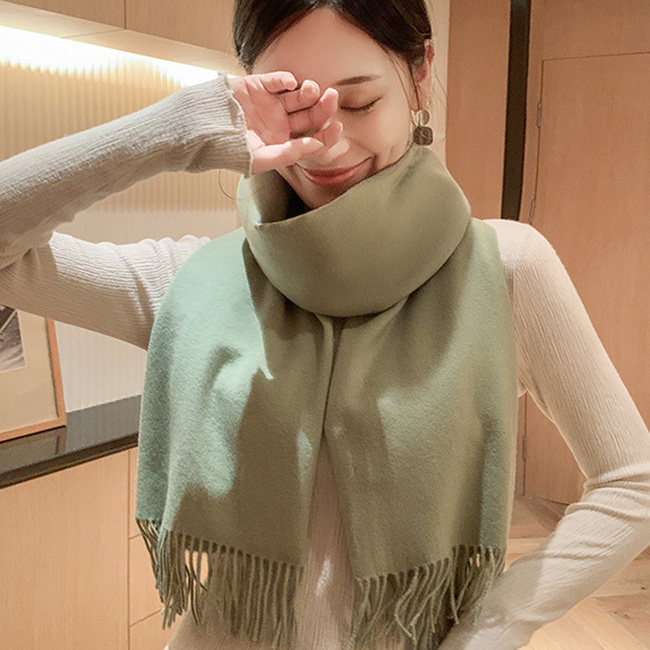 ストール マフラー 大判 カシミヤ リバーシブル おしゃれ 春冬