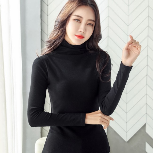 長袖Tシャツ レディース カットソー トップス ベーシック モックネック シンプルTシャツ インナー コットン フリル ストレッチ 細身 大人 セクシ 楽天市場】Tシャツ 長袖 レディース 無地 愛されるデコルテ