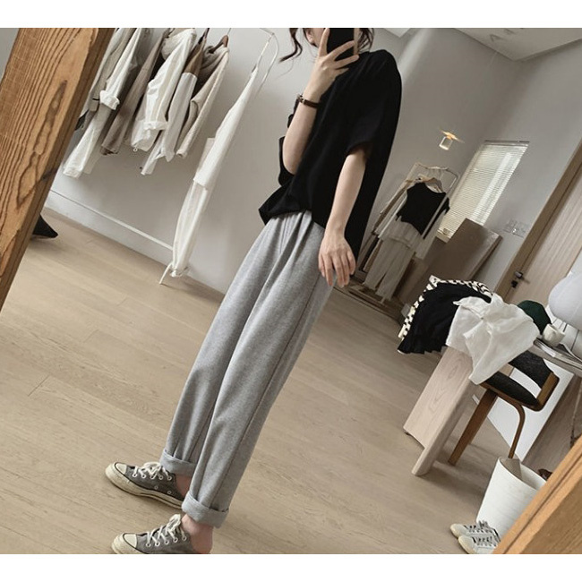 Tシャツ レディース  トップス 半袖Tシャツ ベーシック 半袖 ゆったり 大きいサイズ 体型カバー 無地  ストレッチ カジュアル 春新作 Tシャツ レディース 送料無料 トップス 半袖Tシャツ