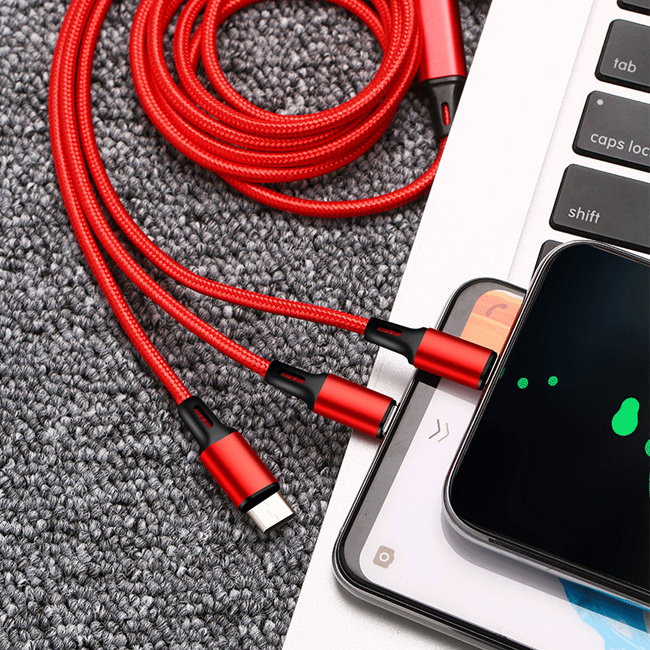 usb type-c iPhone 3in1 90日保証 充電ケーブル 充電器 Android 充電