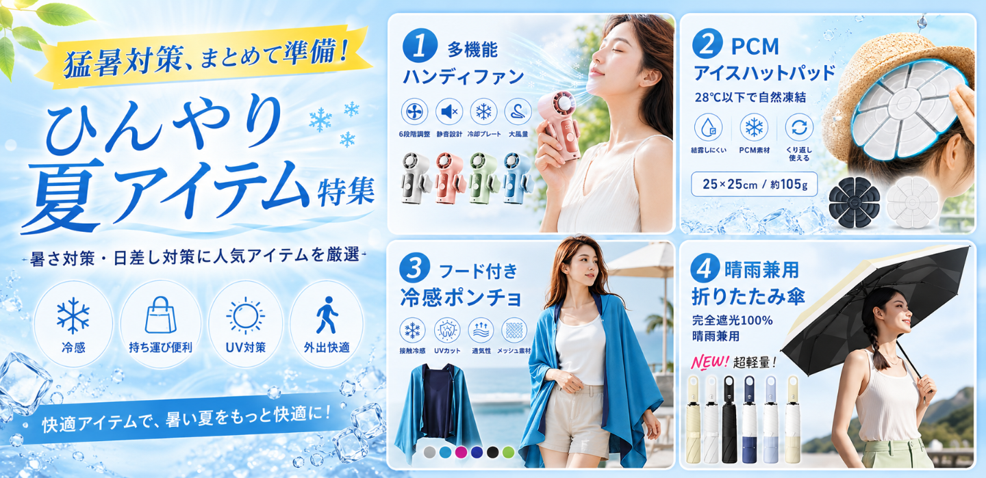 夏アイテム特集