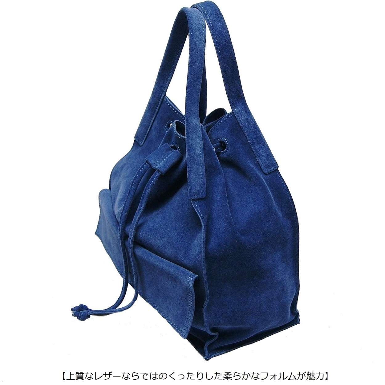 スエード ハンドバッグ 本革 レディースバッグ 巾着 ミニバッグ