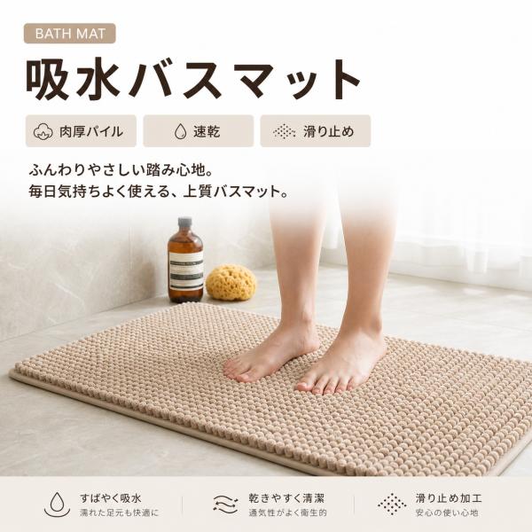 吸水バスマット