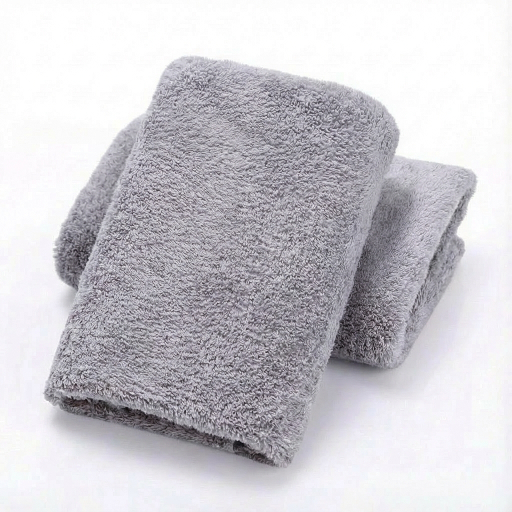 タオル 4枚セット フェイスタオル マイクロファイバー ヘアタオル 75cm