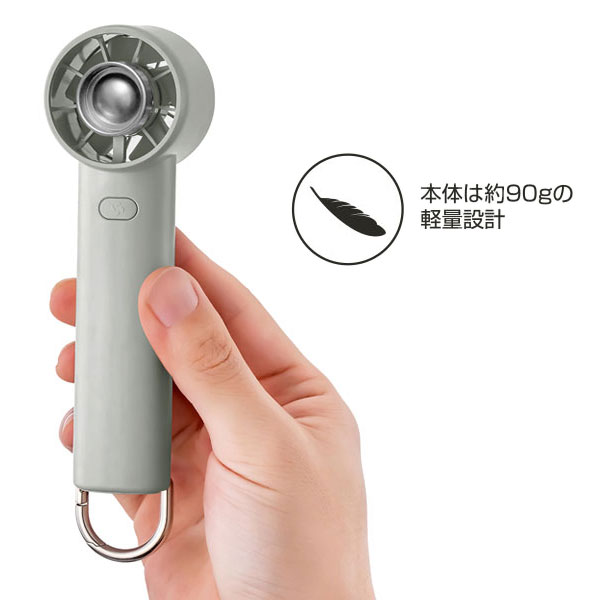 トレードワン ハンディファン 携帯扇風機 ウィ...の詳細画像5