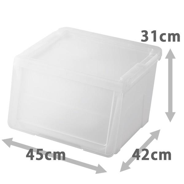 プロフィックス カバコ 通常タイプ（幅45cm）S クリア 8個セット 天馬 8個セット プロフィックス カバコM クリア（幅45cm×奥行42cm×高さ