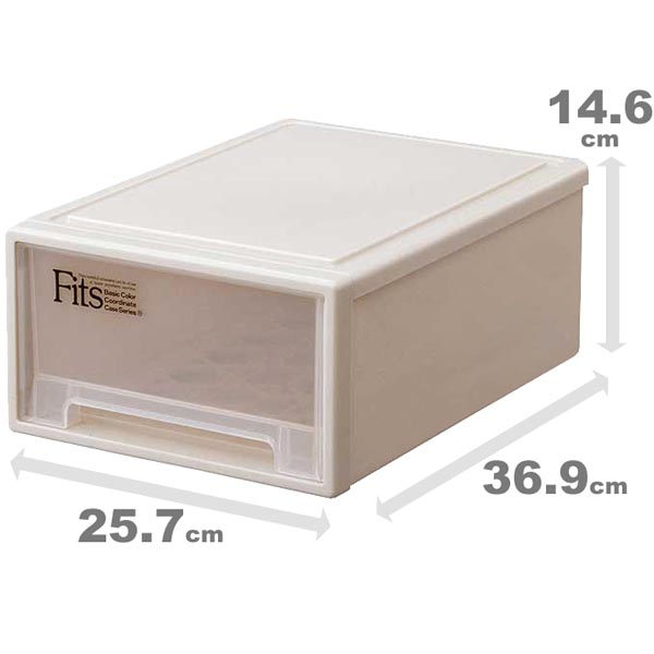 Fits 2個セット 天馬 フィッツケース リトル カプチーノ（幅31.6cm