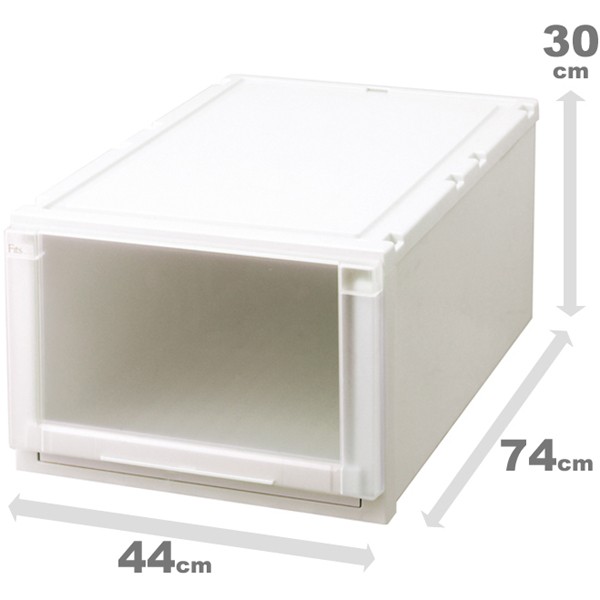【中古】フィッツ Fits 天馬 収納ケース ロングL 3個セット カプチーノ 天馬公式】フィッツケース ロングL 3個セット カプチーノの通販