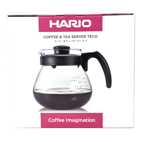 HARIO ハリオ コーヒー＆ティーサーバー テコ ブラック 1000mL TCR-100 
