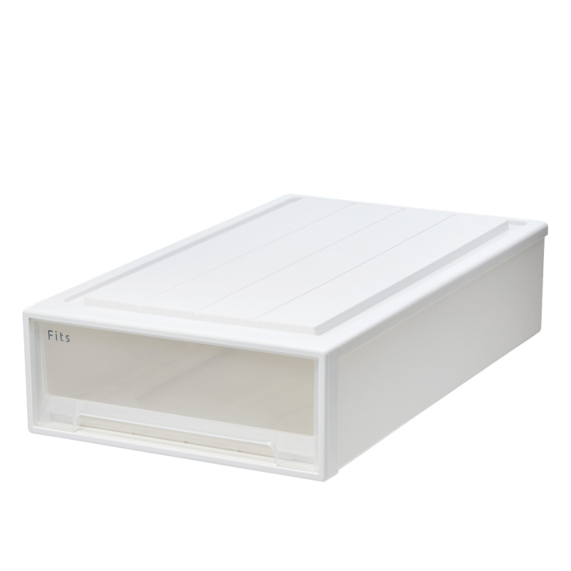 Fits 4個セット 天馬 フィッツケース 74-44S （スリムL） WC（ホワイト