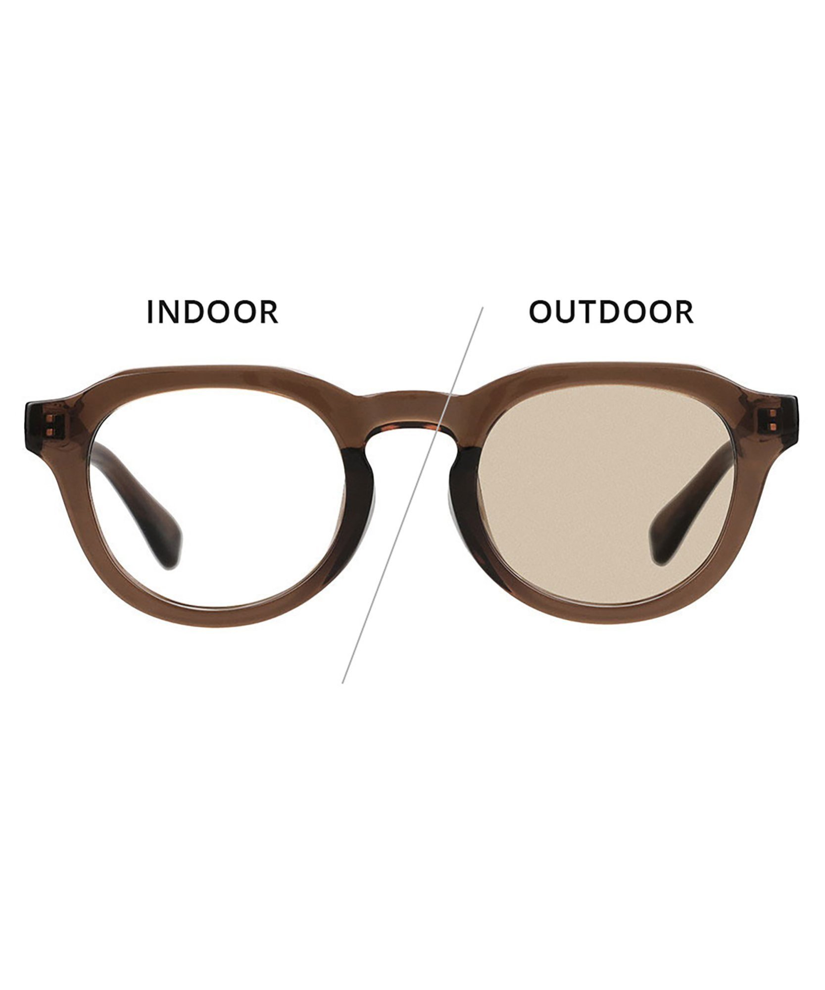 Zoff YURIE サングラス 調光レンズ クラウンパント レンズの色が変わるサングラス/OUTDOOR EDITION Zoff｜YURIE