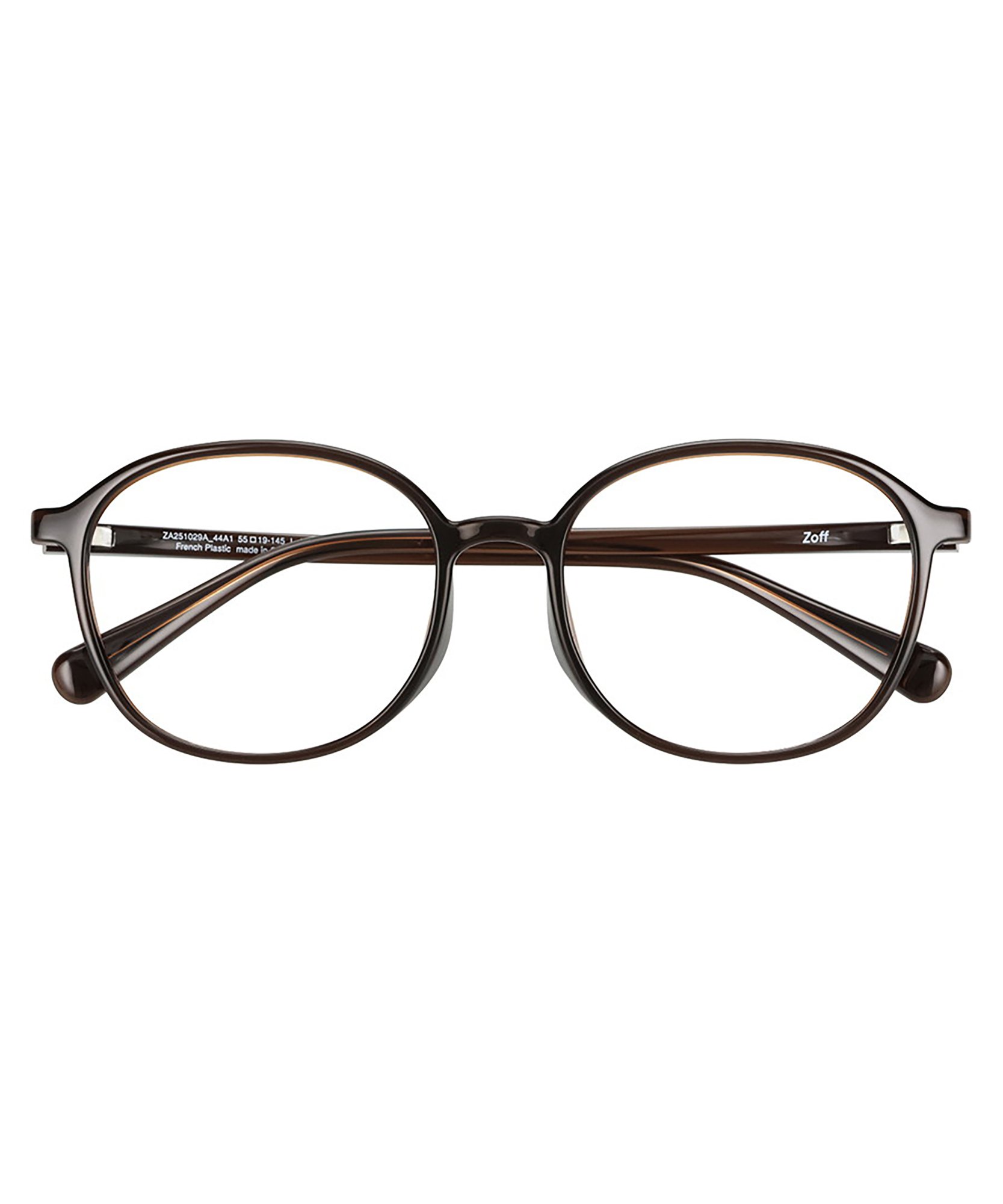 Zoff（ゾフ） メガネ｜黒縁フレーム 軽量 眼鏡 伊達めがね 度付き