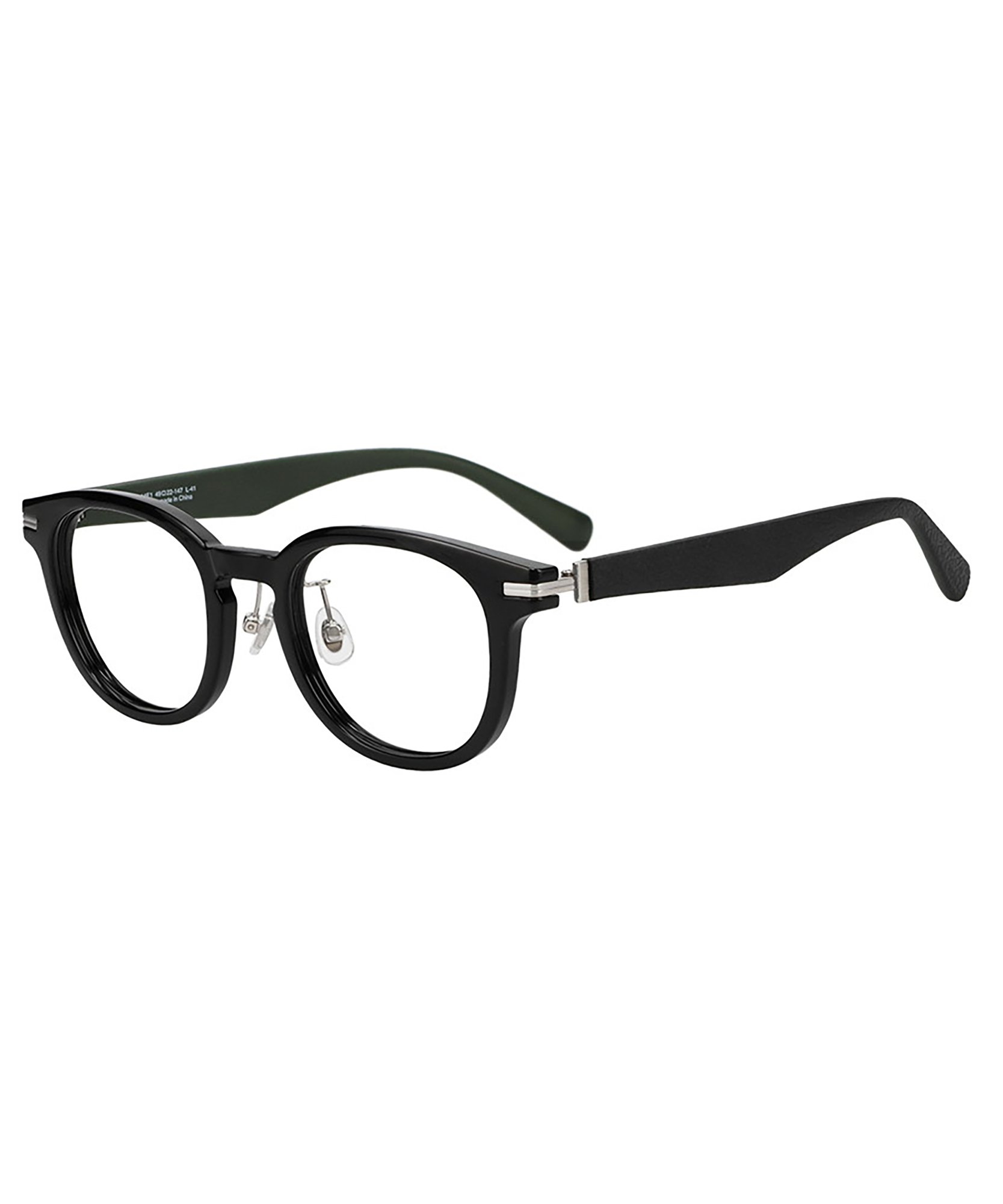 Zoff（ゾフ） メガネ｜レザー調、ラバーテンプル、ズレ落ち防止、眼鏡