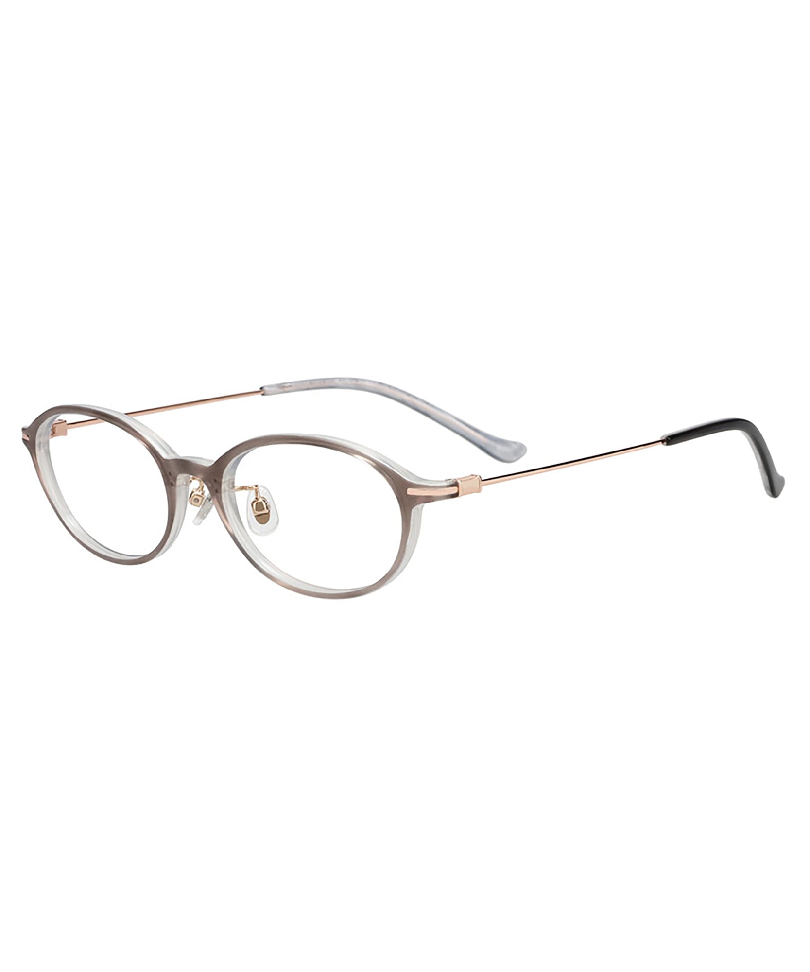 ファッション・伊達メガネ 青赤コンビネーション Zoff（ゾフ） FASHION メガネ｜コンビネーションフレーム 軽量 メタル