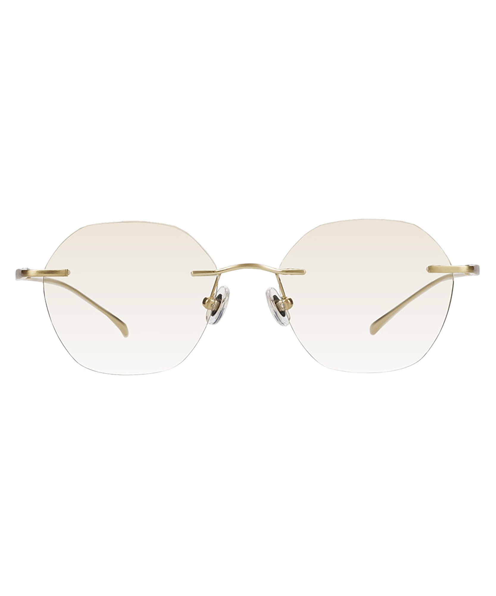 PROJEKT PRODUKT チタン製 リムレスサングラス Zoff（ゾフ） SUNCUTGlasses/UV100%CUT リムレス サングラス｜フチなし