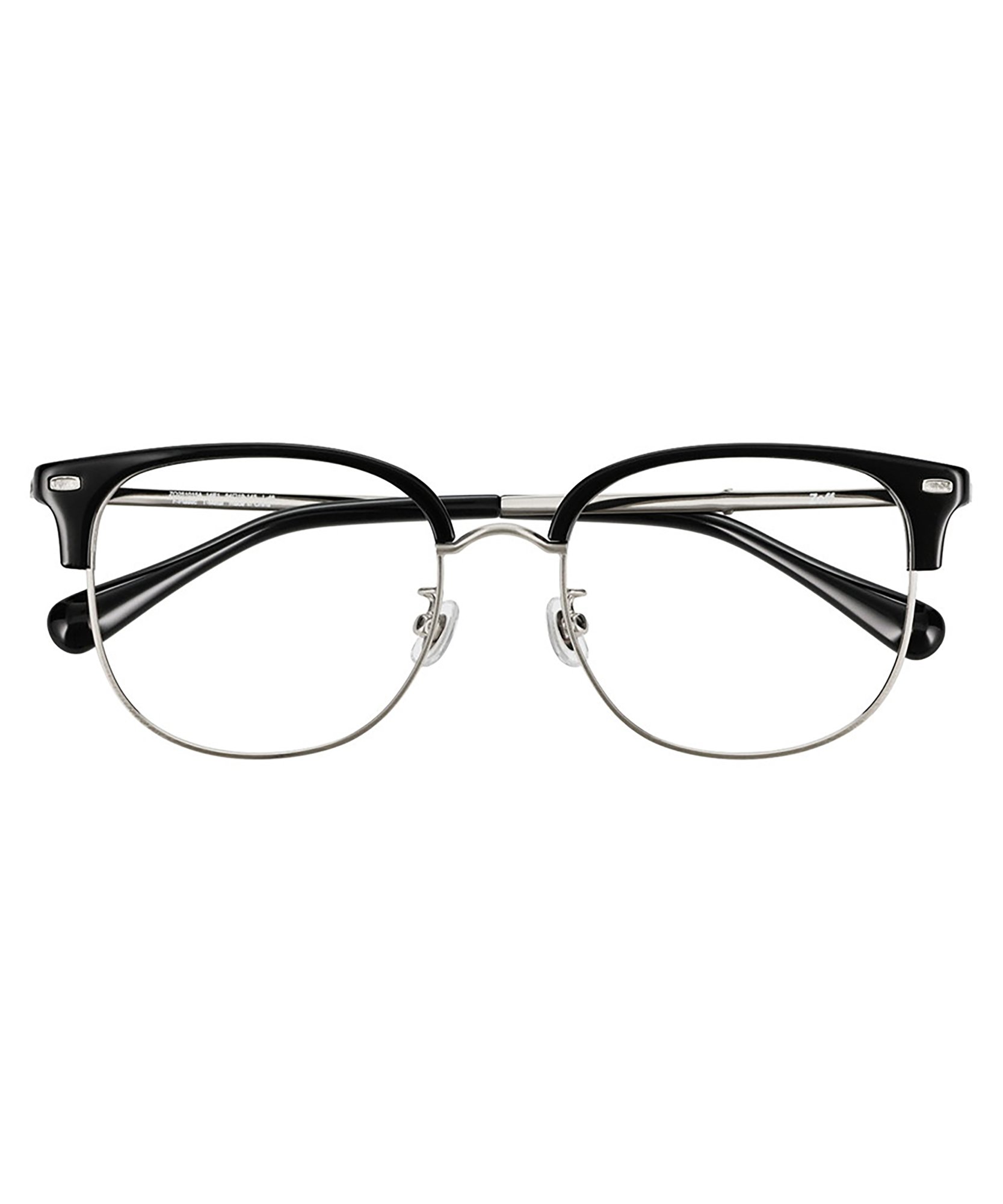 Zoff クラシック サーモントフレーム ブラック スペシャルプライス]スタイリッシュで知的な印象を演出する