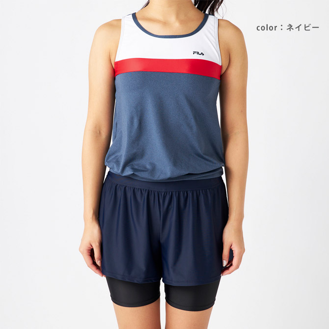 FILA（フィラ） フィットネス水着 レディース セパレート タンキニ