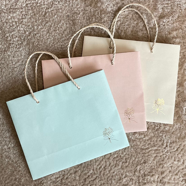 hana キャリーバッグ M ギフトバッグ 紙手提げ袋 紙袋 マチあり