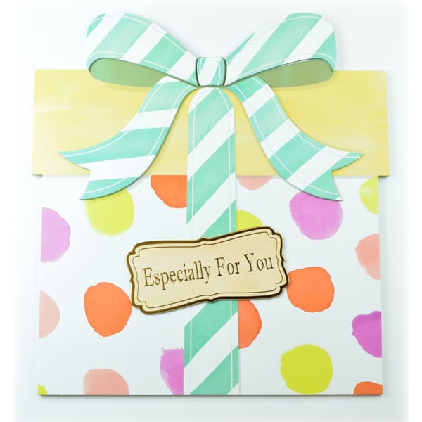 ダイカット色紙プレゼントボックス