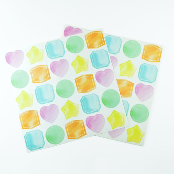 ダイカット色紙プレゼントボックス