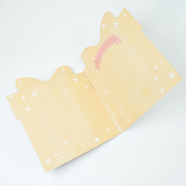 ダイカット色紙プレゼントボックス