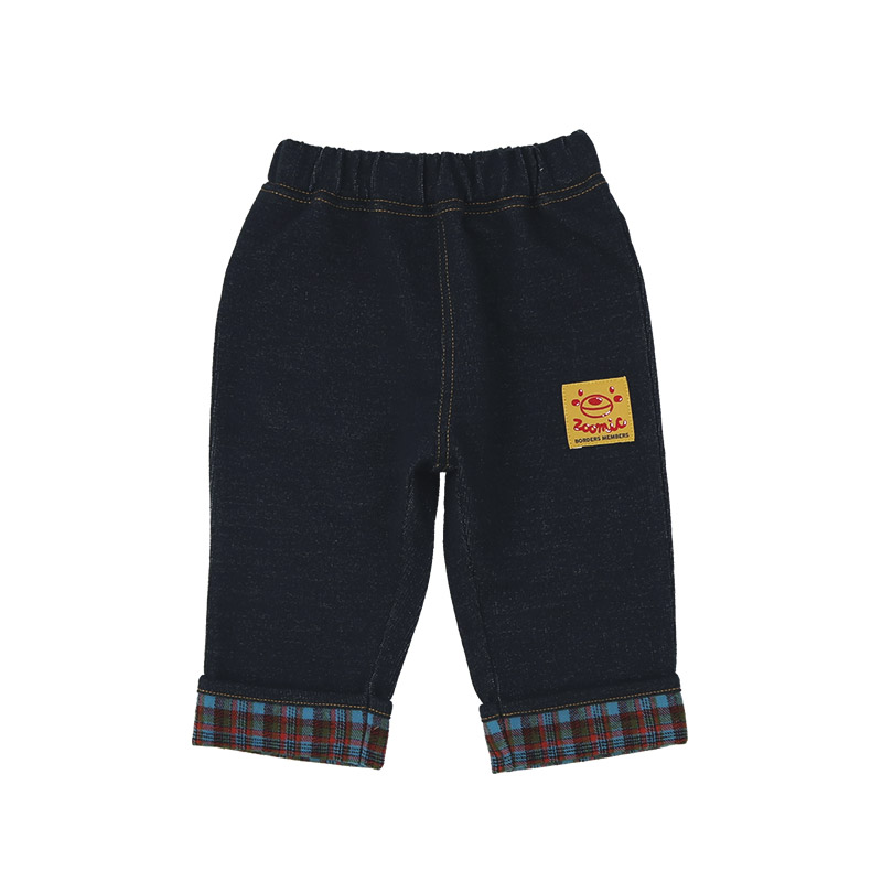 ZOOMIC（ズーミック） キッズ 7分丈パンツ 男の子 女の子 ニットデニム
