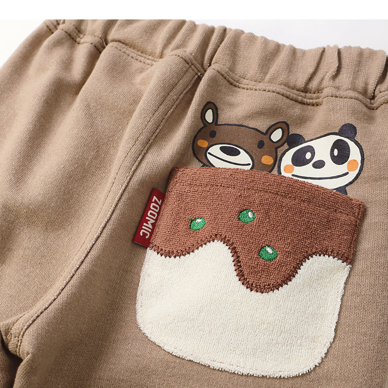 ZOOMIC（ズーミック） キッズ 7分丈パンツ 男の子 女の子 ニットデニム