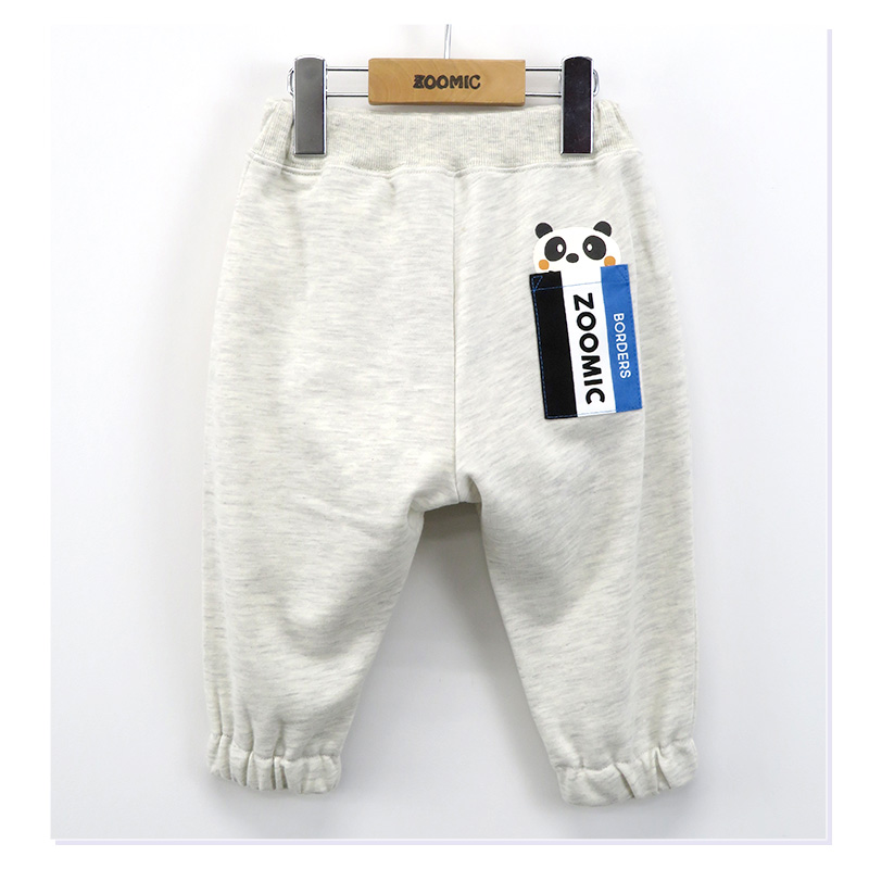 ZOOMIC 10分丈パンツ キッズ ベビー ジョガー ロングパンツ リブ