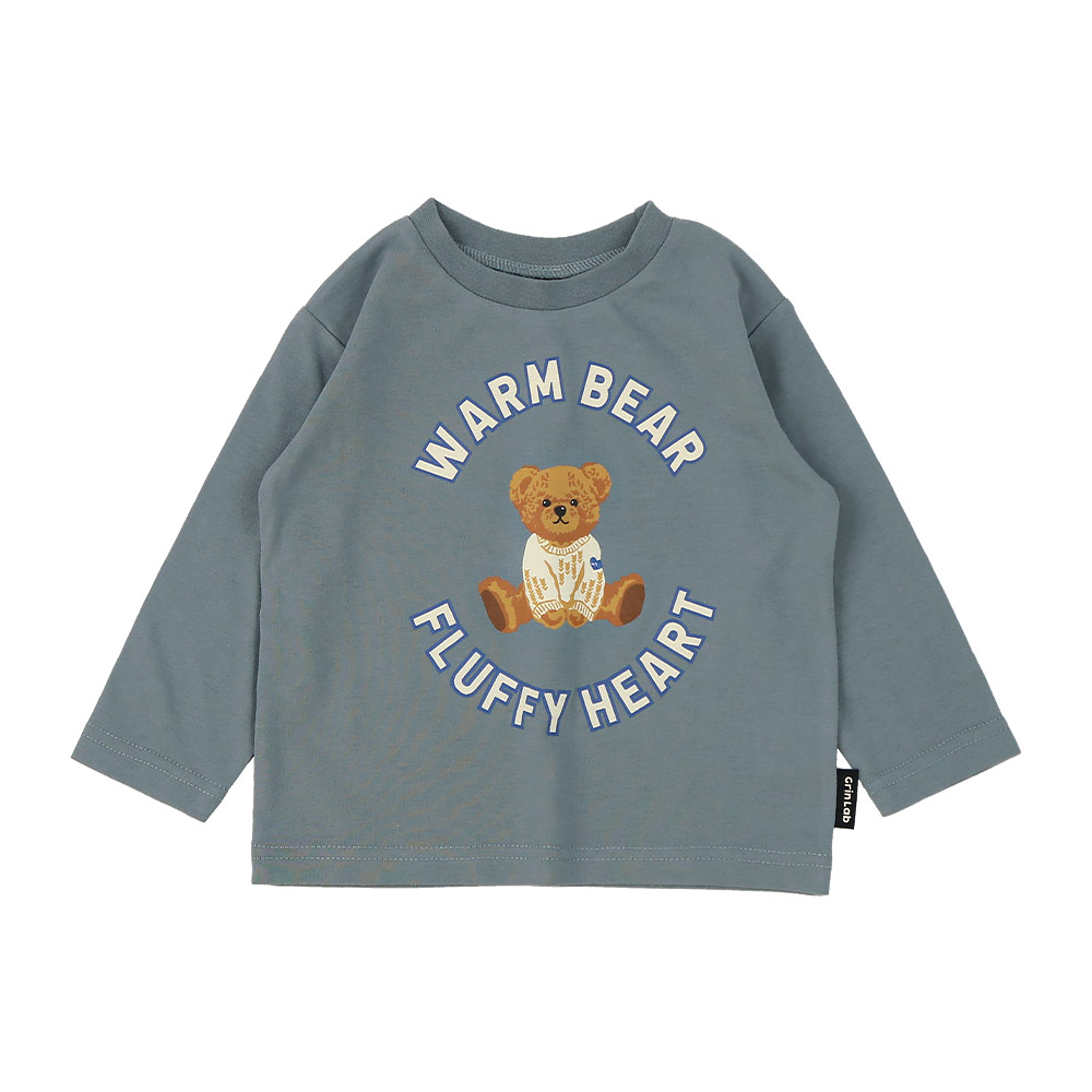 キッズ プリント ロンT 長袖 Tシャツ アップリケ 男の子 女の子 GrinLab グリンラボ インナー カットソー ベビー ユニコーン アイスクリーム ダイナソー 恐竜 | GrinLab | 30